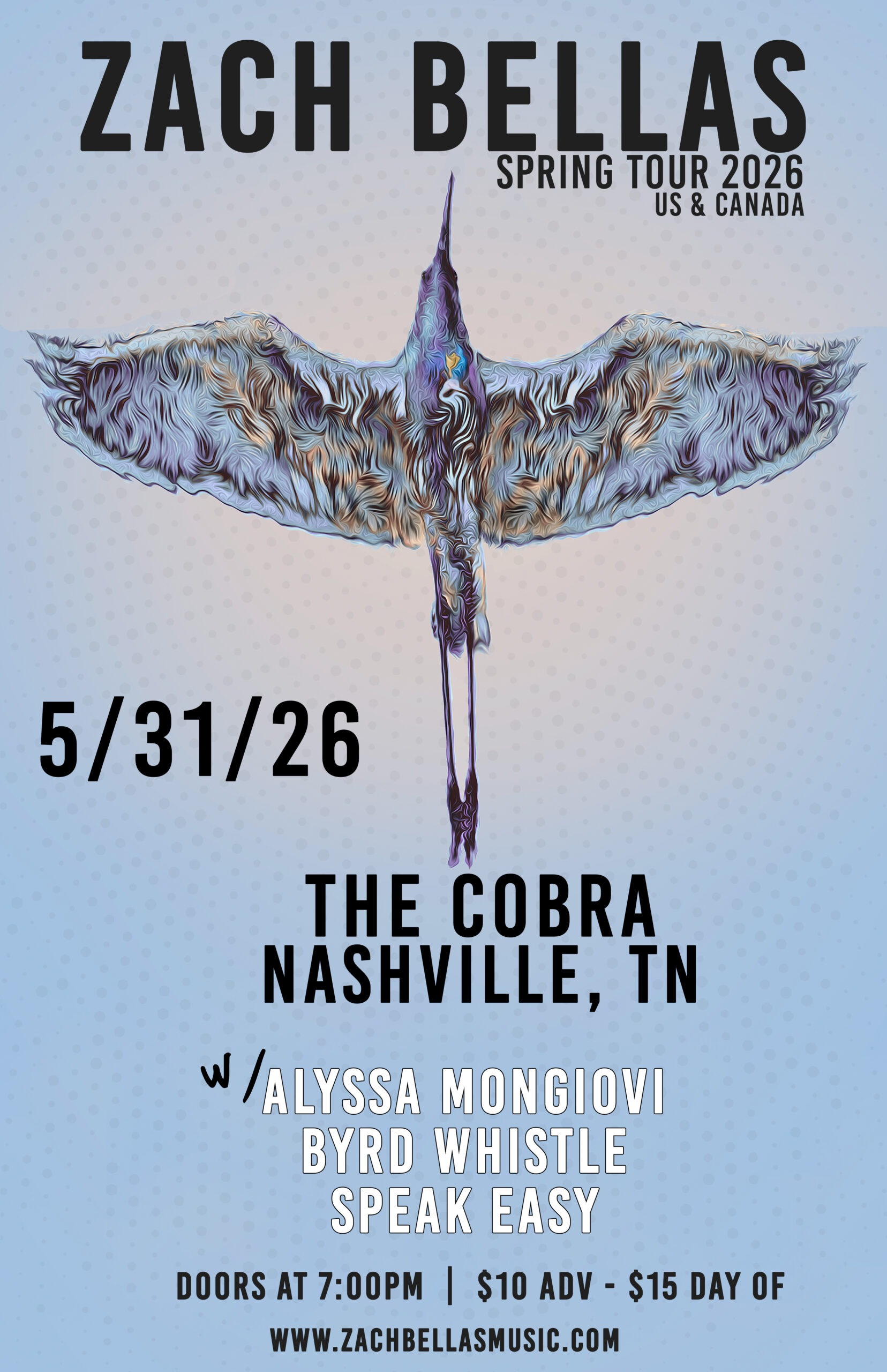 Venue: Zach Bellas | Speak Easy | Byrd Whistle | Alyssa Mongiovi