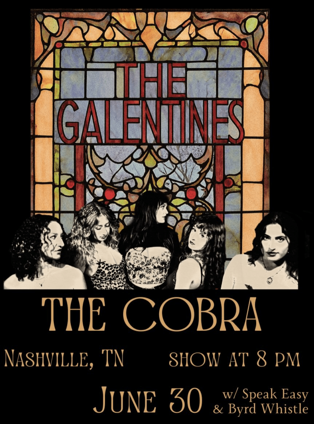 Venue: The Galentines | Byrd Whistle | Speak Easy