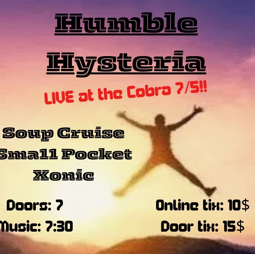 Venue: Humble Husteria | Soup Cruise | Sma11 Pocket | XONIC