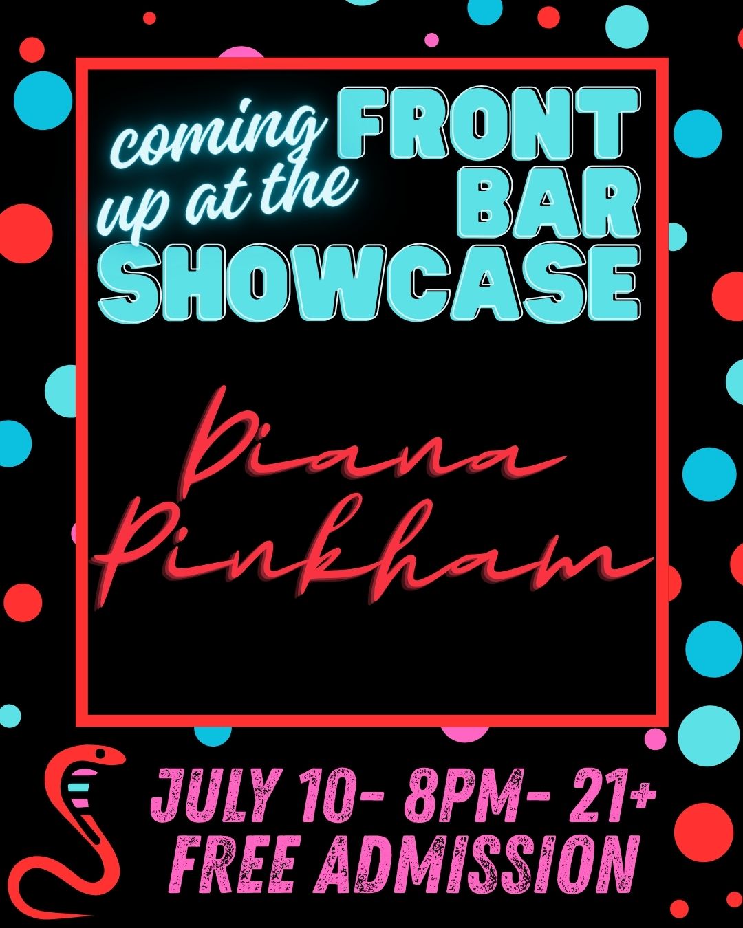 Front Bar: Diana Pinkham