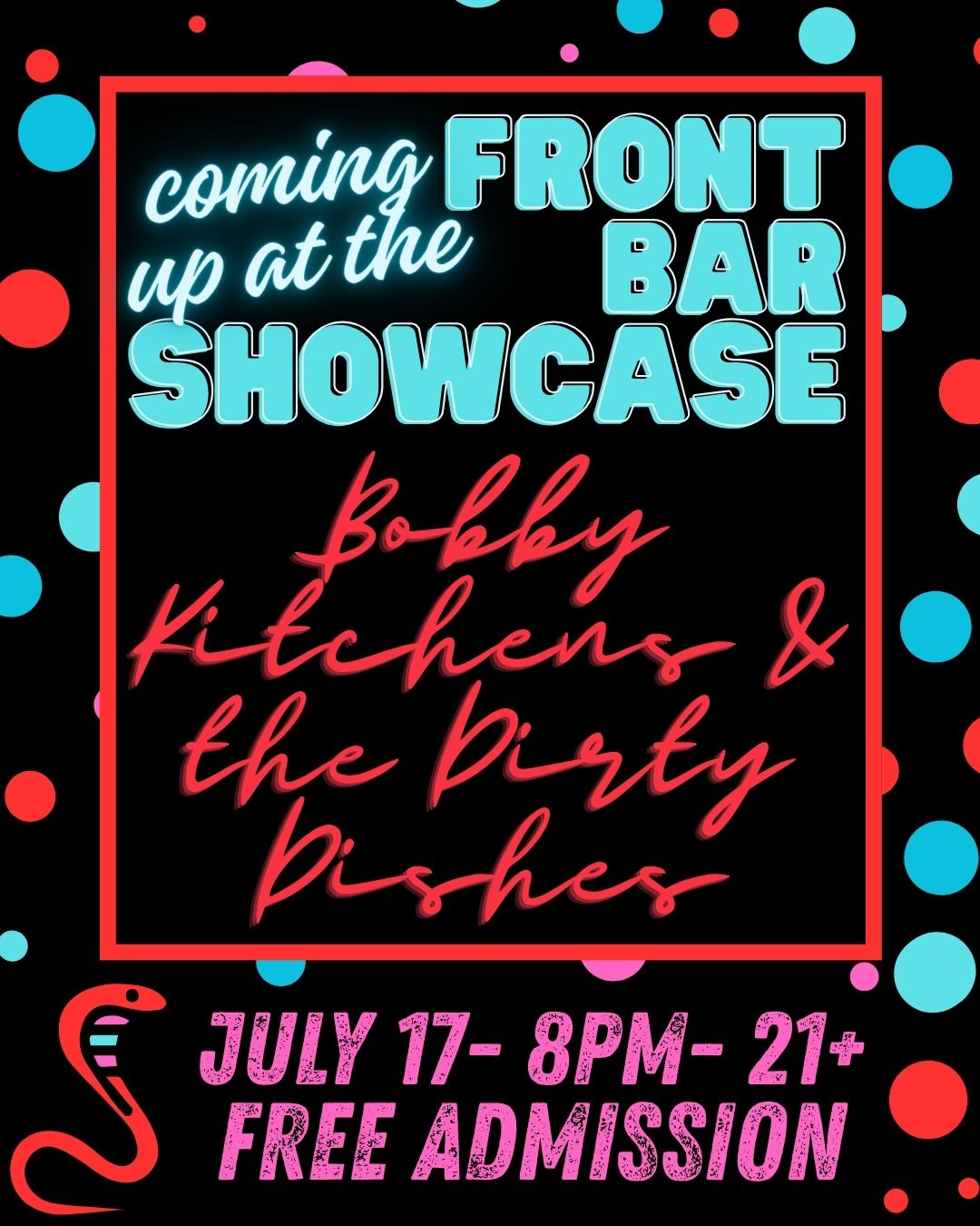 Front Bar: Bobby Kitchens & the Dirty Dishes