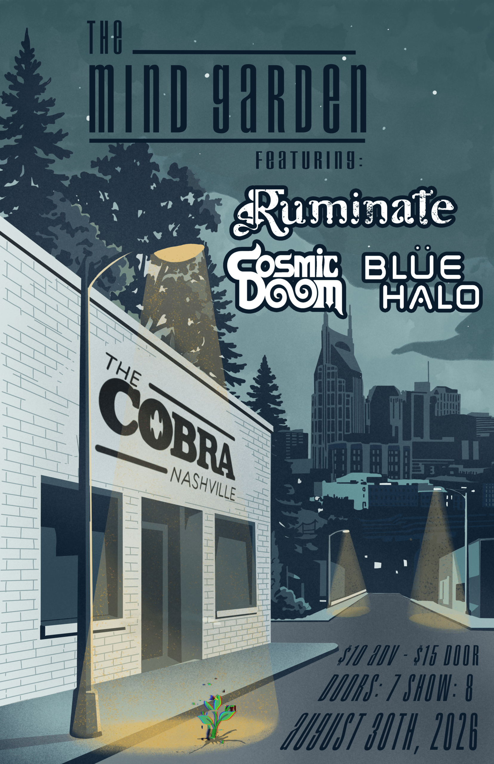 Venue: Ruminate l Cosmic Doom l Blue Halo