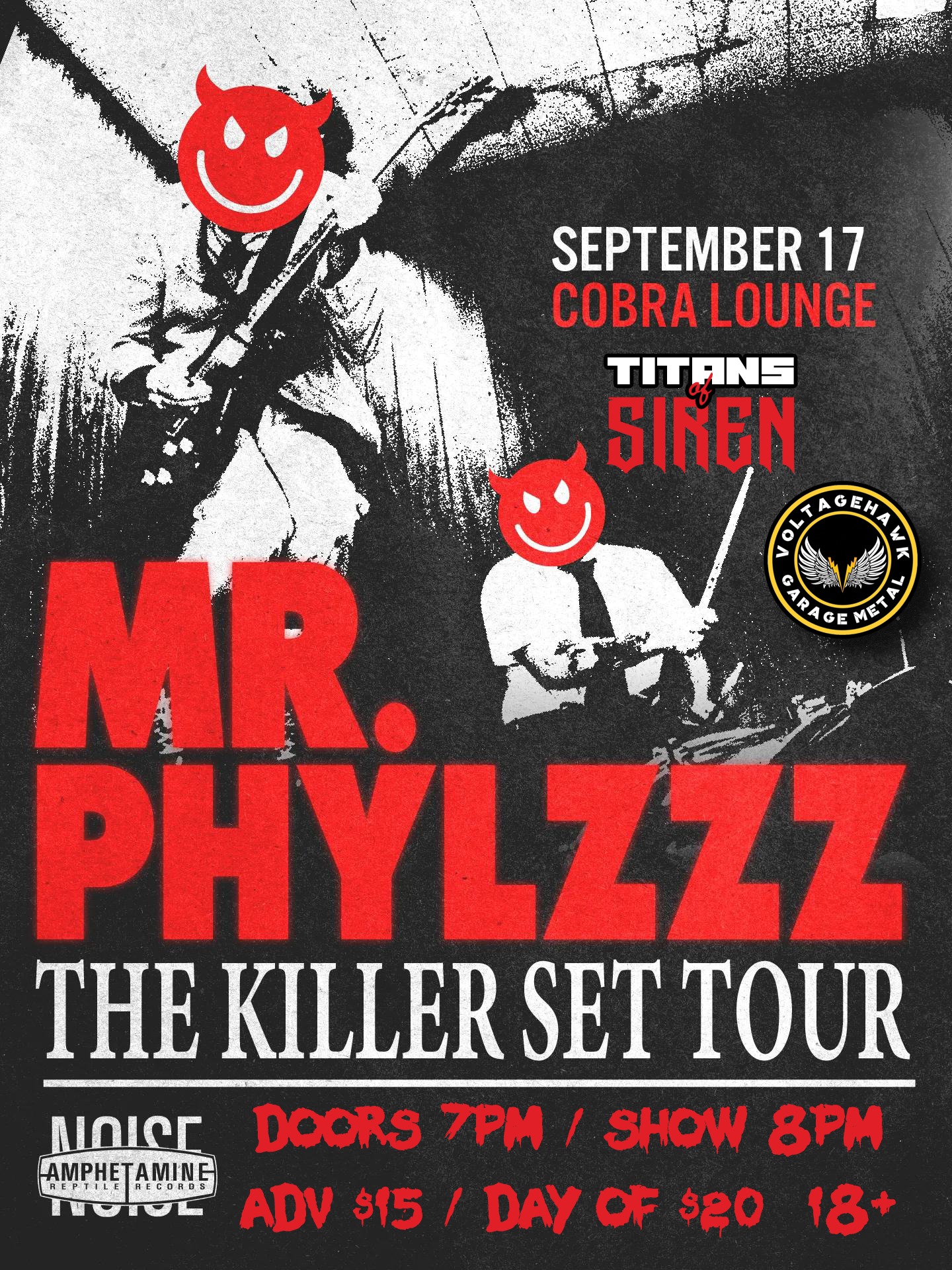Venue: Mr. PHLYZZZ l Voltagehawkl Titans of Siren