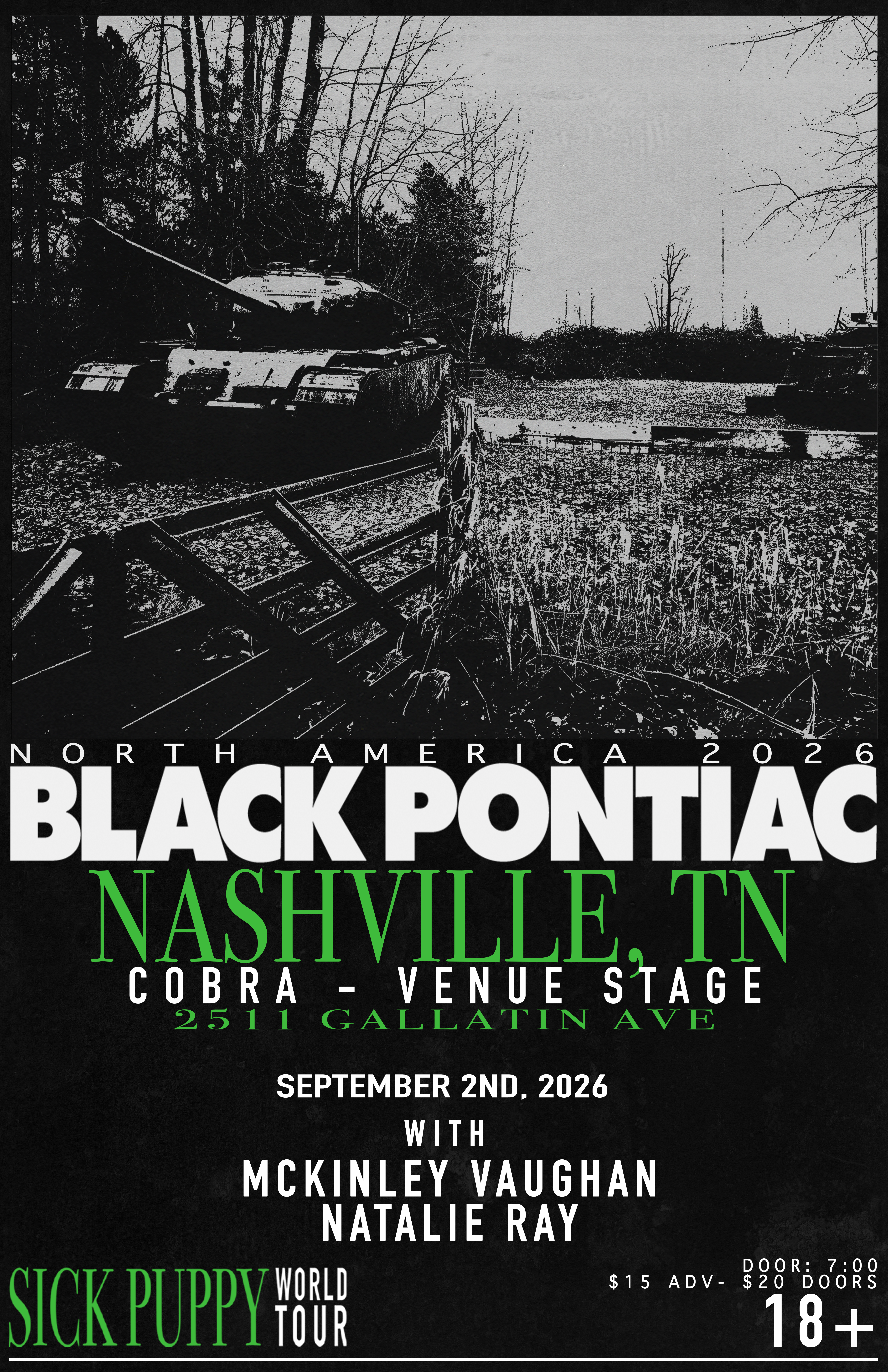 Venue: Black Pontiac l McKinley Vaughan l Natalie Ray