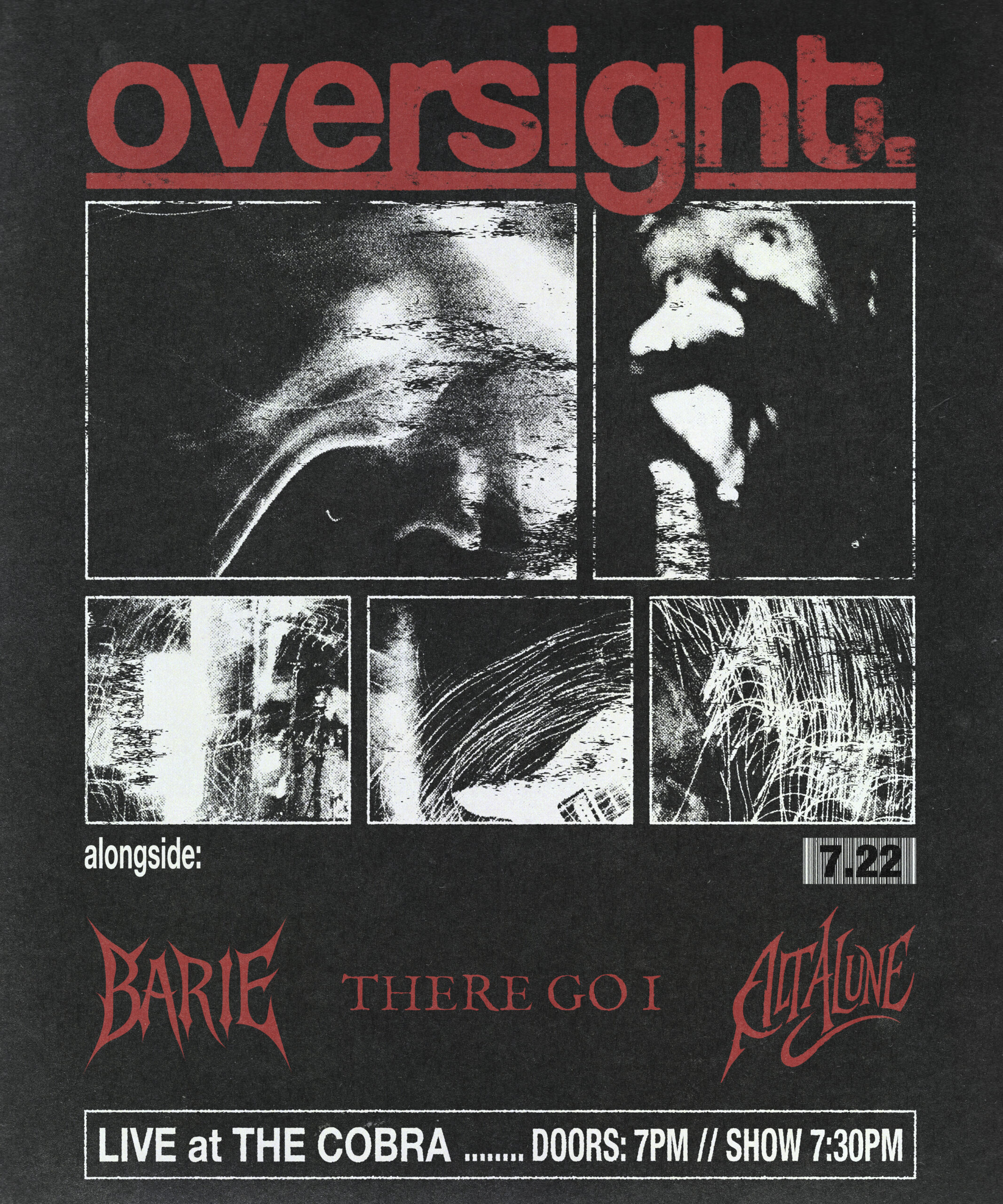 Venue: Oversight | There Go I | Alta Lune | Point Taken