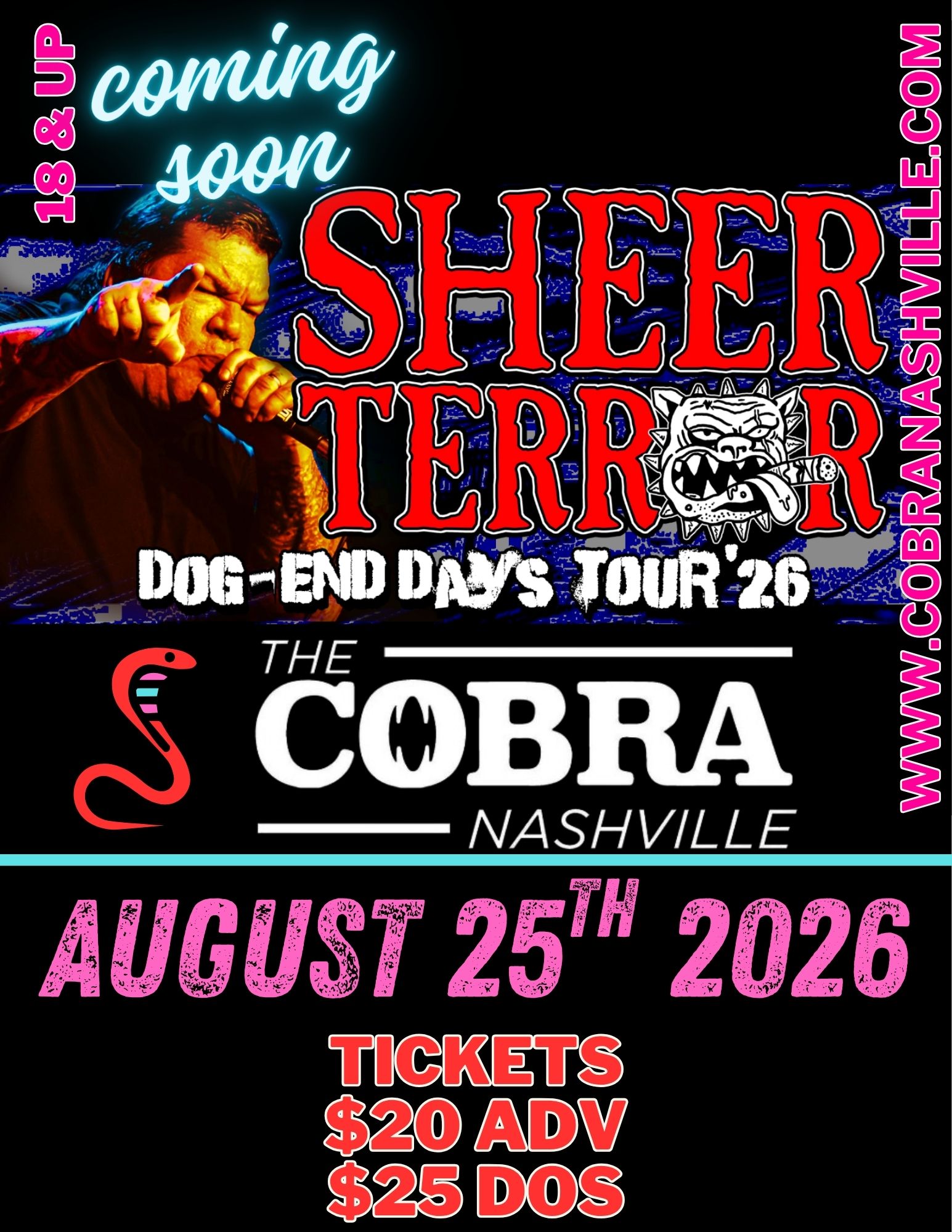 Venue: Sheer Terror